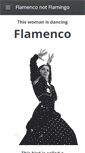 Mobile Screenshot of flamenconotflamingo.com